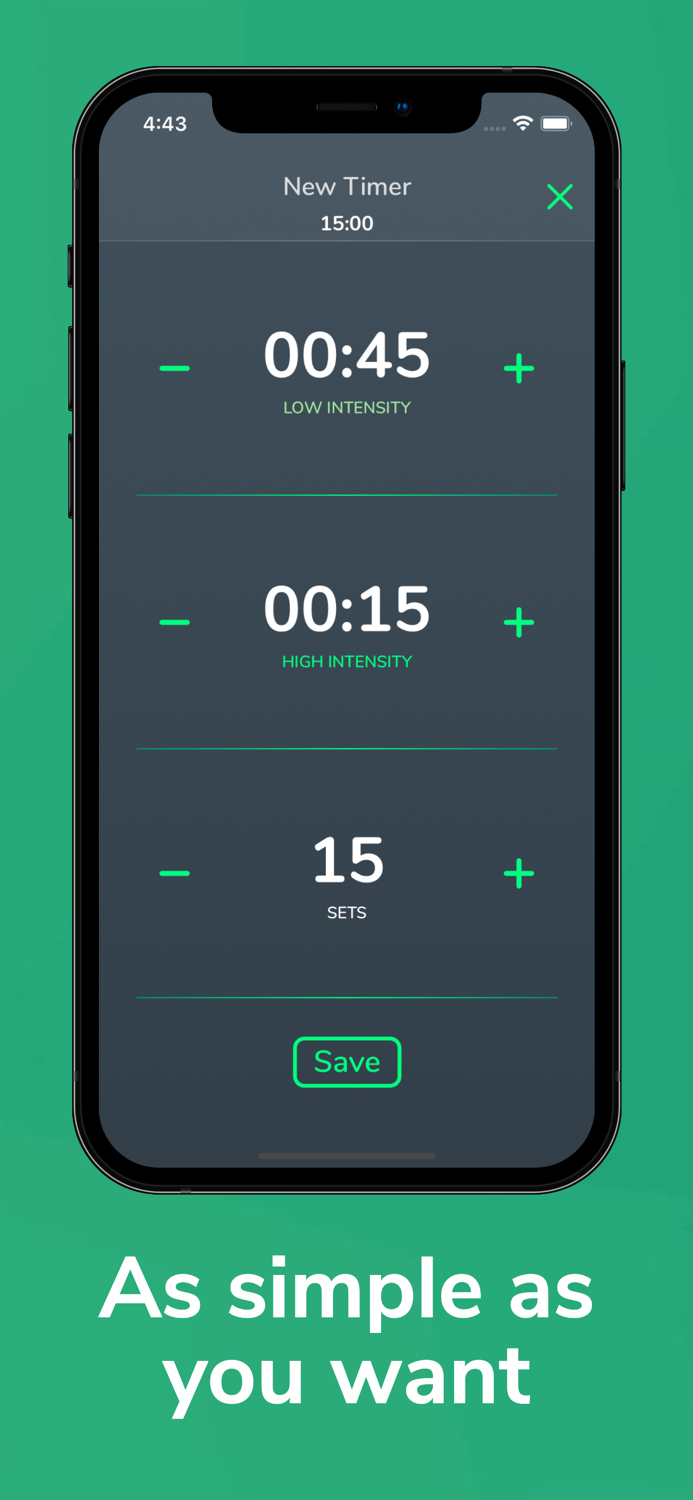 Tabata and HIIT Timer  Cero Pro
