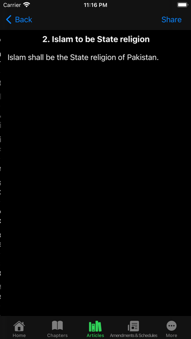 Constitution of Pakistan 1973 Screenshot