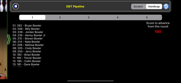 Sidepots - Keglerz Client