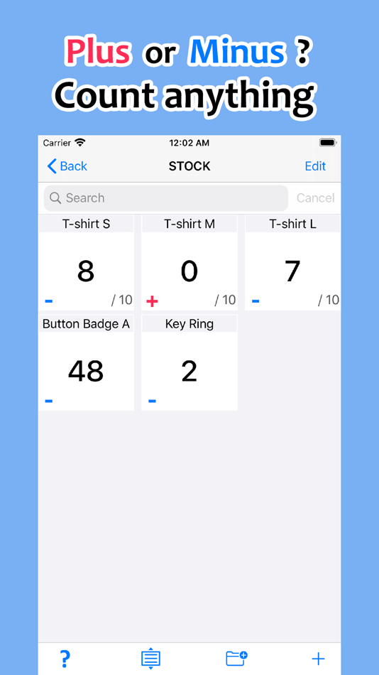 #1. CounterList (iOS) 由: tadashi atoji