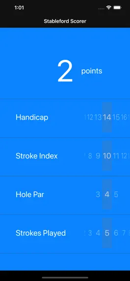 Game screenshot Stableford Scorer mod apk