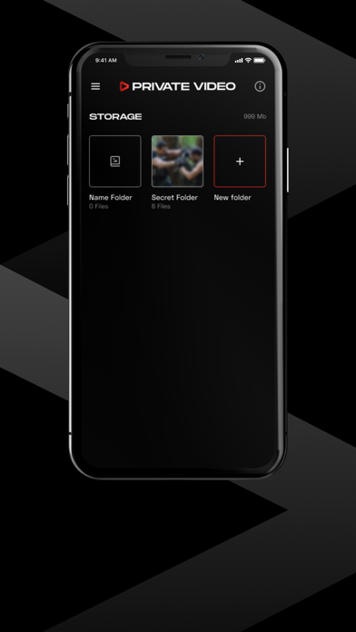 Private Video Storage Screenshot