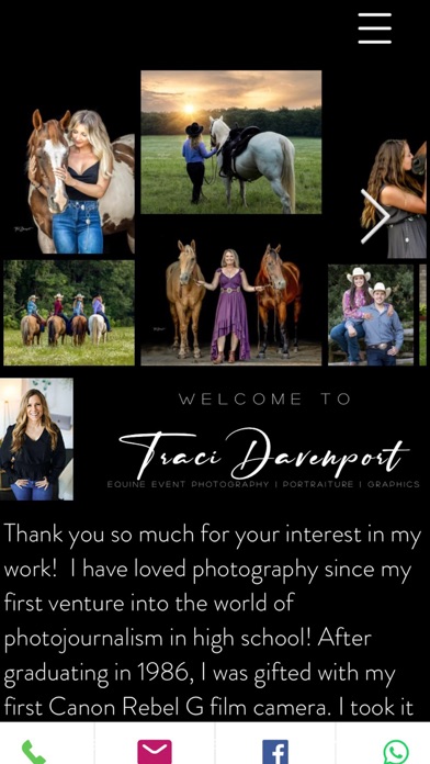 Traci Davenport Photography Screenshot