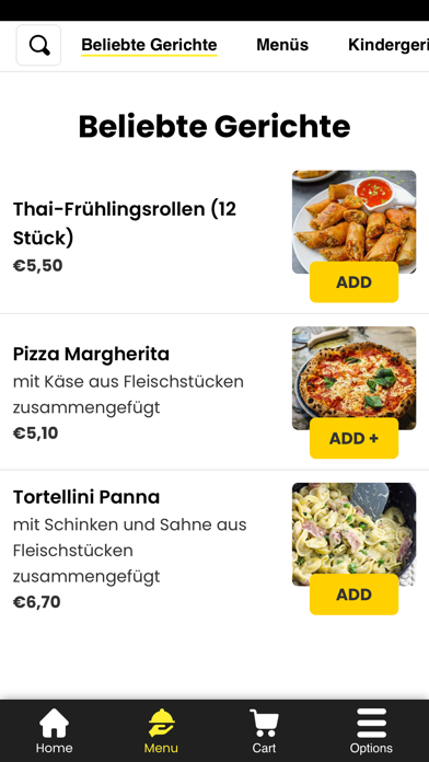 Pizzaservice Laguna Screenshot