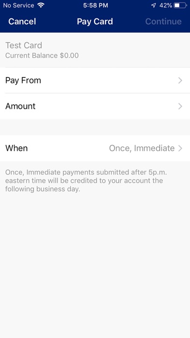 Origin Bank Business Card Screenshot
