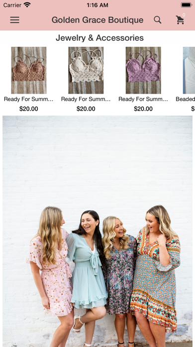 Golden Grace Boutique Screenshot