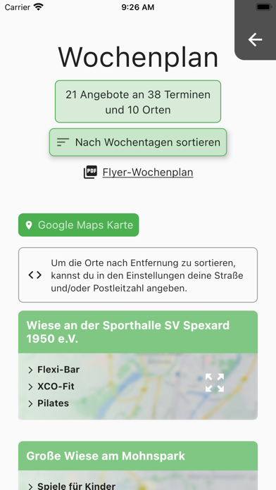 Sport im Park - Gütersloh Screenshot
