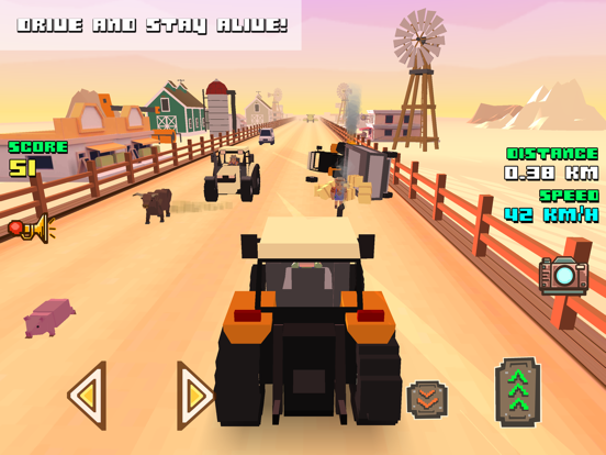 Screenshot #5 pour Pixel Farm Racing & Simulator