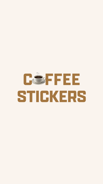 Coffee Stickers! for iMessage Screenshot