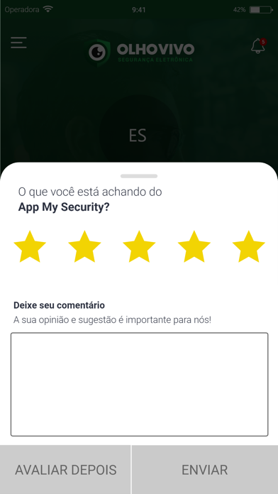 Olho Vivo Seguranca Screenshot