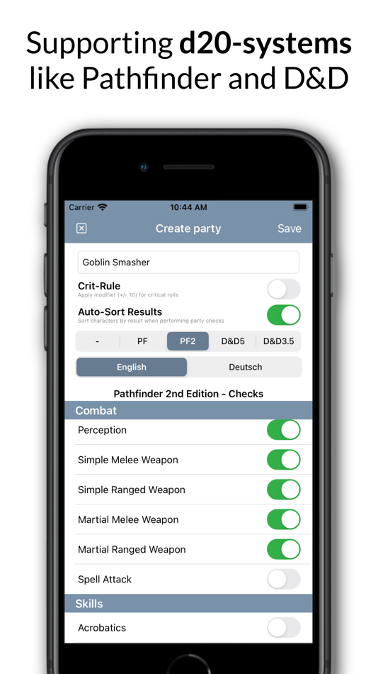 #3. d20 Party Checks (iOS) 由: Markus Richter