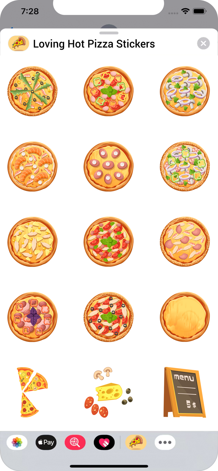 Loving Hot Pizza Stickers