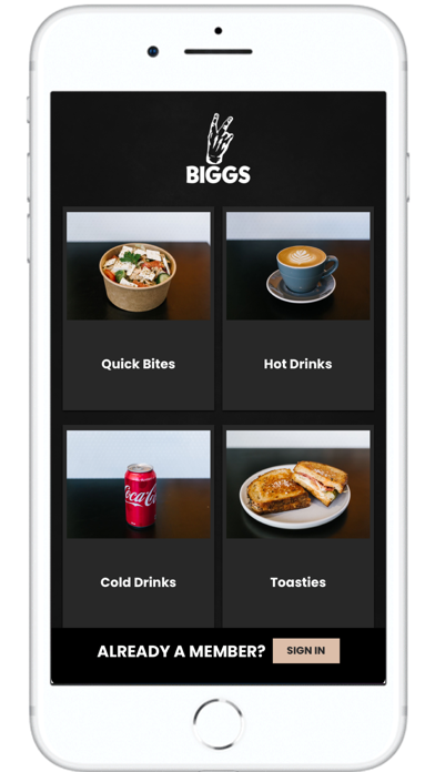 Biggs Coffee Screenshot