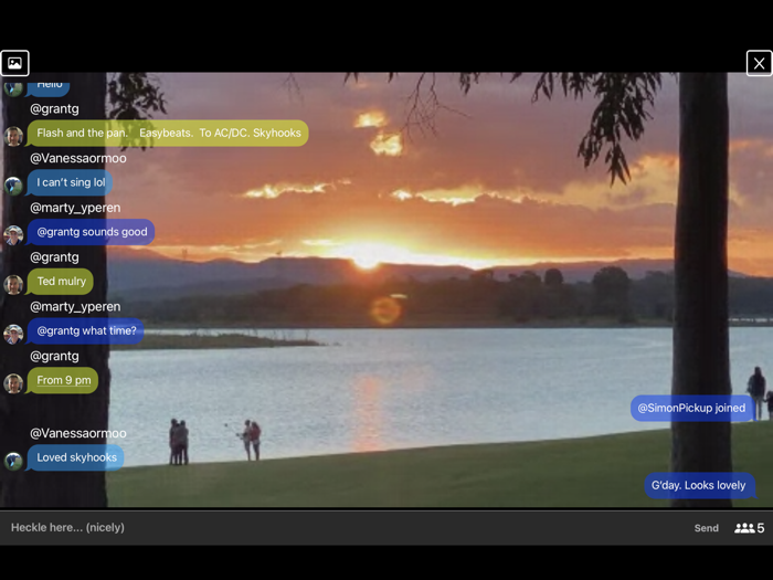 Heckle Live Streaming