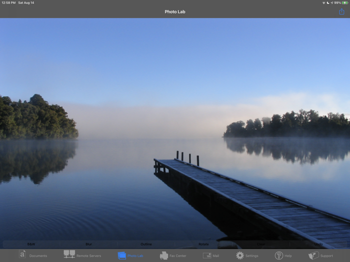 Fax Print and Share Lite - iPad