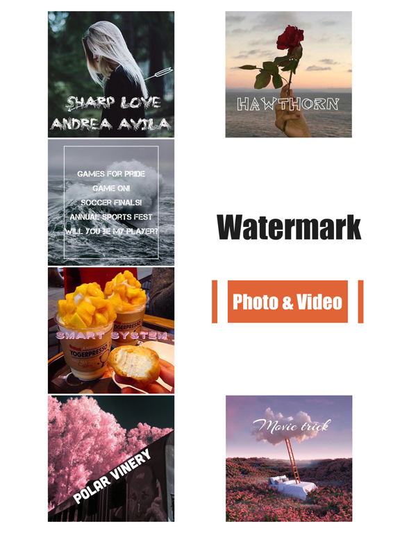 Screenshot #4 pour Watermark+ Photo Video