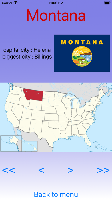 USA Geography - the 50 states Screenshot