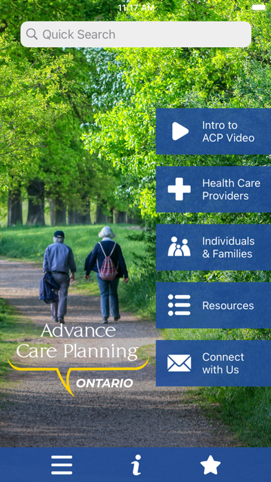 Advance Care Planning Ontario Screenshot