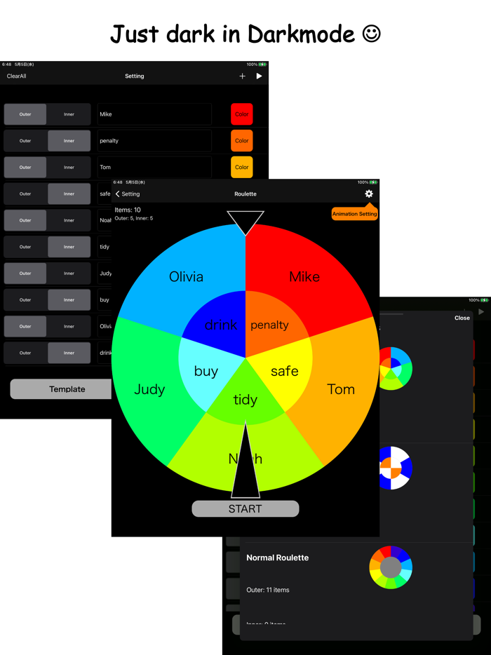 Double Roulette - decide two