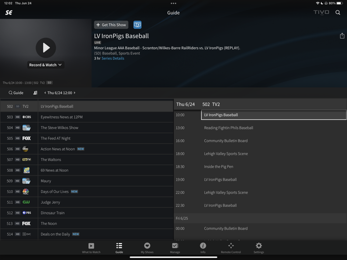 SE Next powered by Tivo
