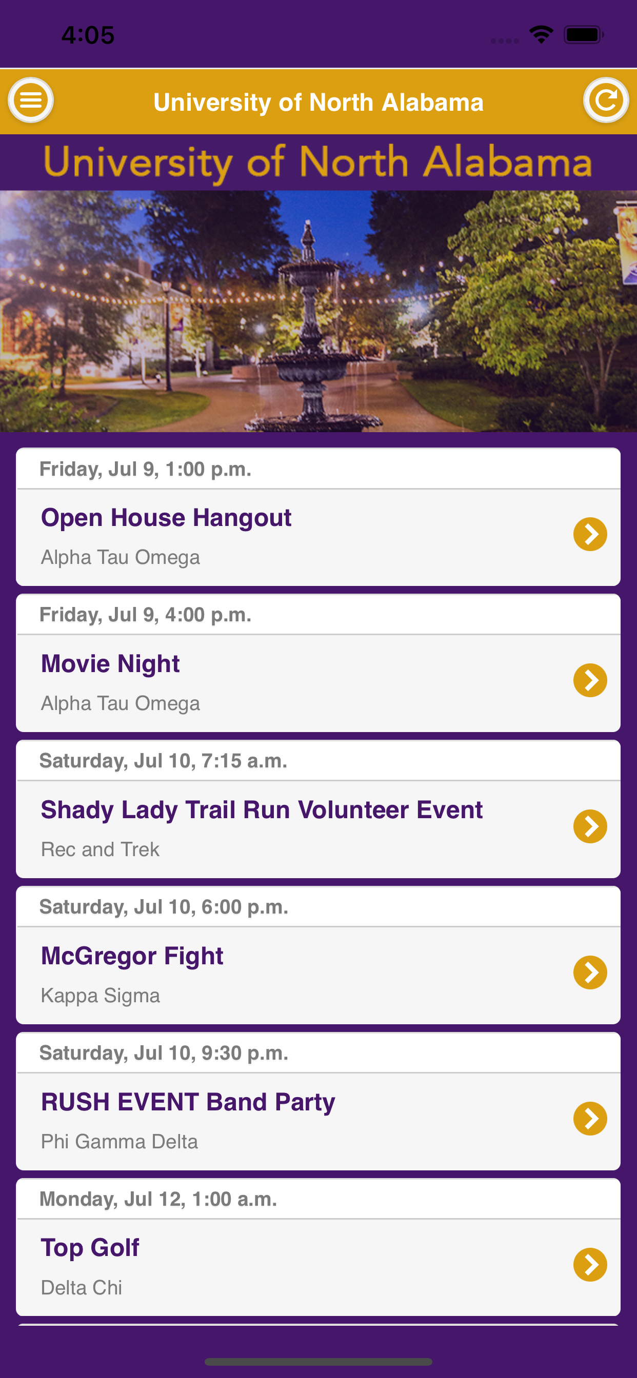 UNA Events