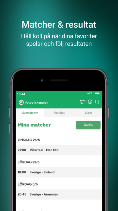 Fotbollskanalen Screenshot