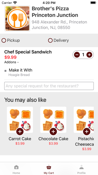 Brother's Pizza - Restaurant Screenshot