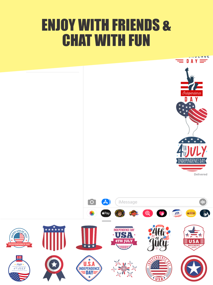4th of July Stickers