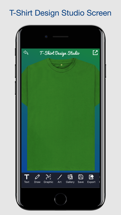 T-Shirt Design Studio Screenshot