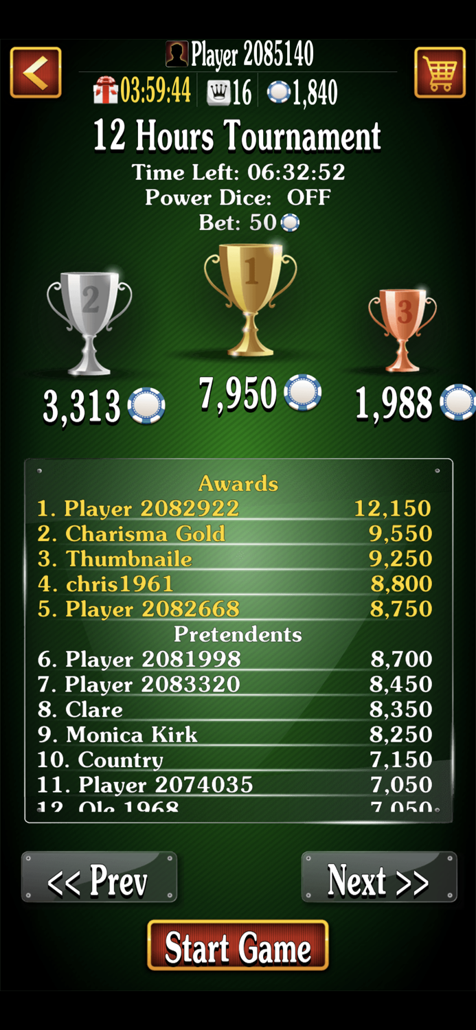 Farkle Craps Dice Game Online