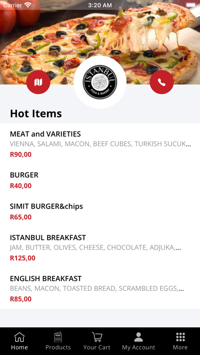 ISTANBUL PIZZA & BAKERY Screenshot