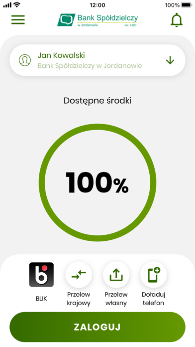 BS Jordanów MobileNet Screenshot