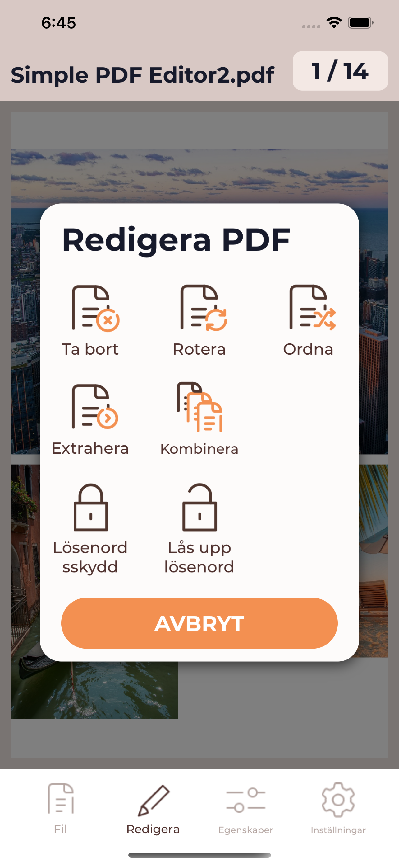 Simple PDF Editor