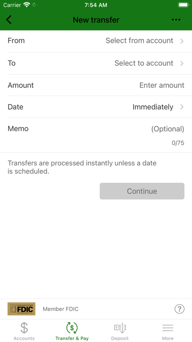Homeland Community Bank Screenshot