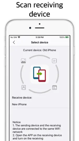 Copy data - device switch screenshot 2