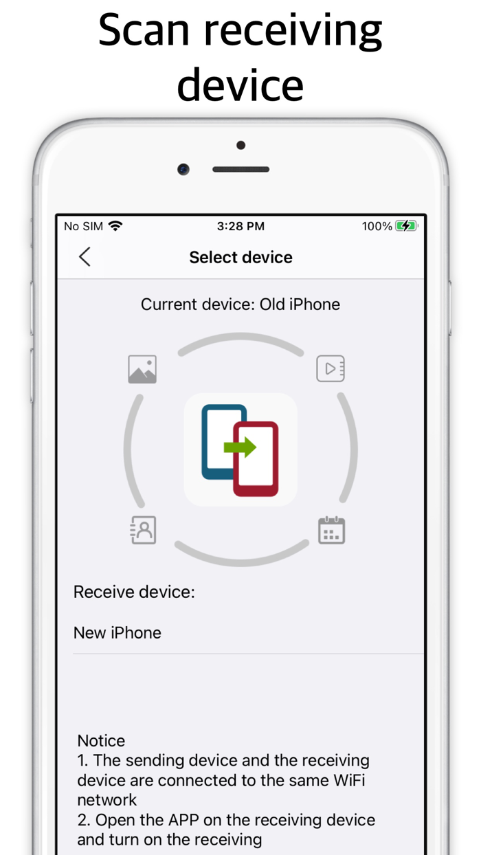Copy data - device switch