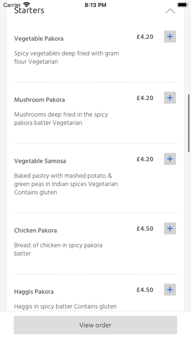 Bawarchi, Glasgow Screenshot