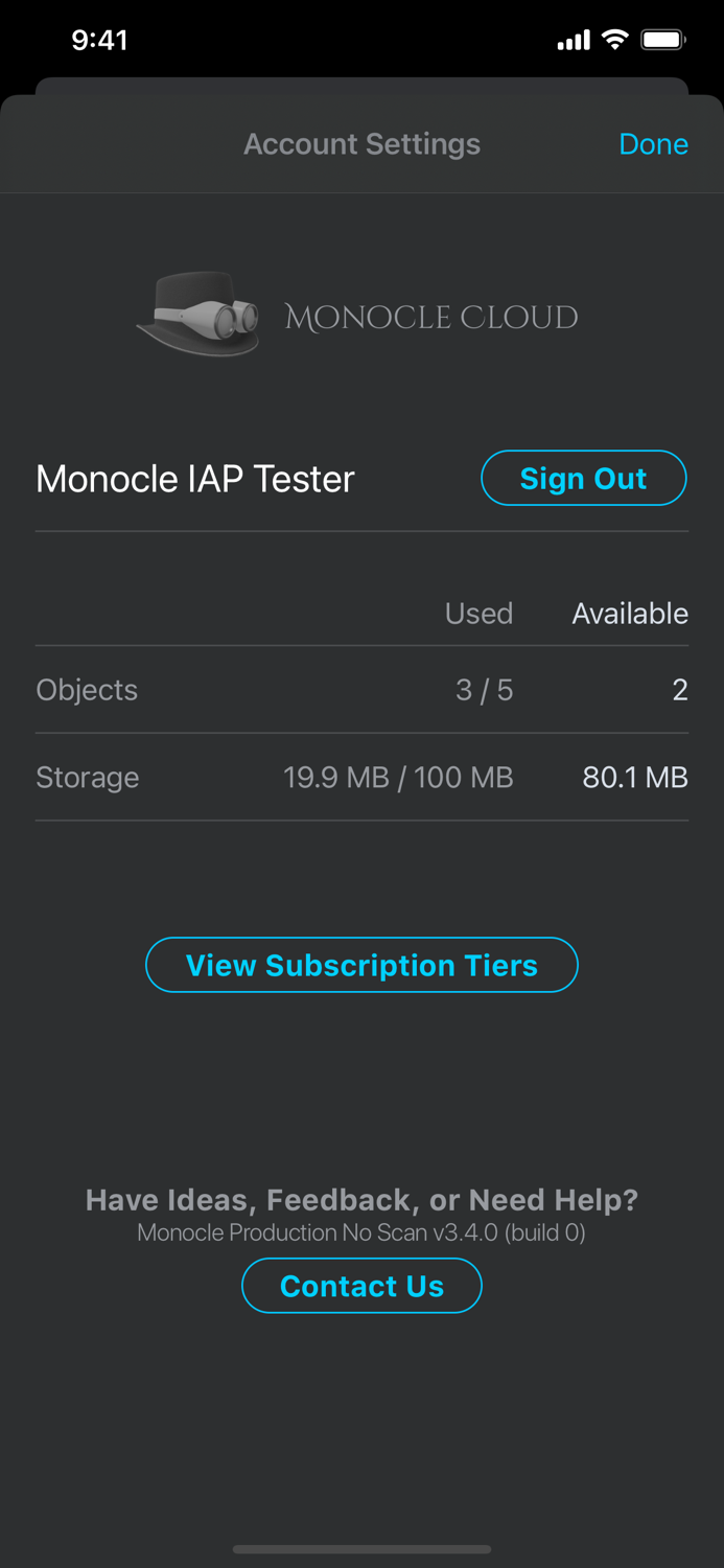 Monocle Structure Scanner
