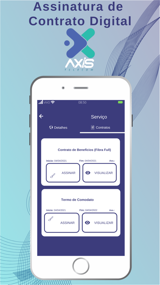 #6. AXIS TELECOM (iOS) By: HubSoft