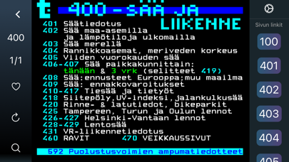 Teksti-TV mobile Screenshot