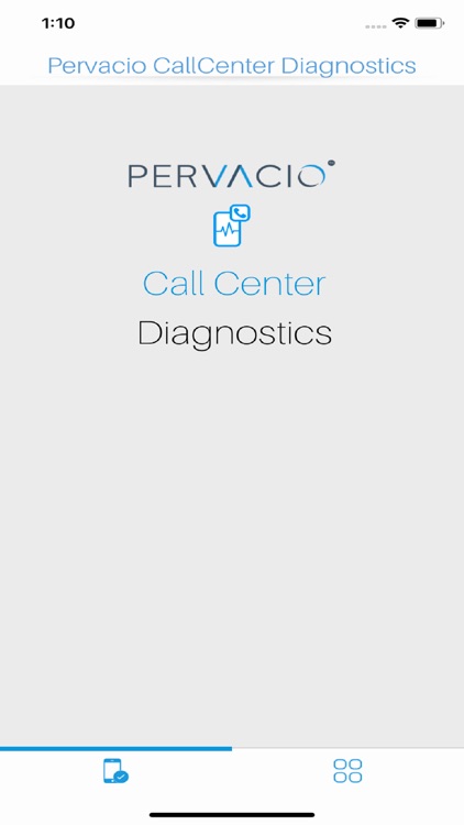 Pervacio CallCenter Diagnostic