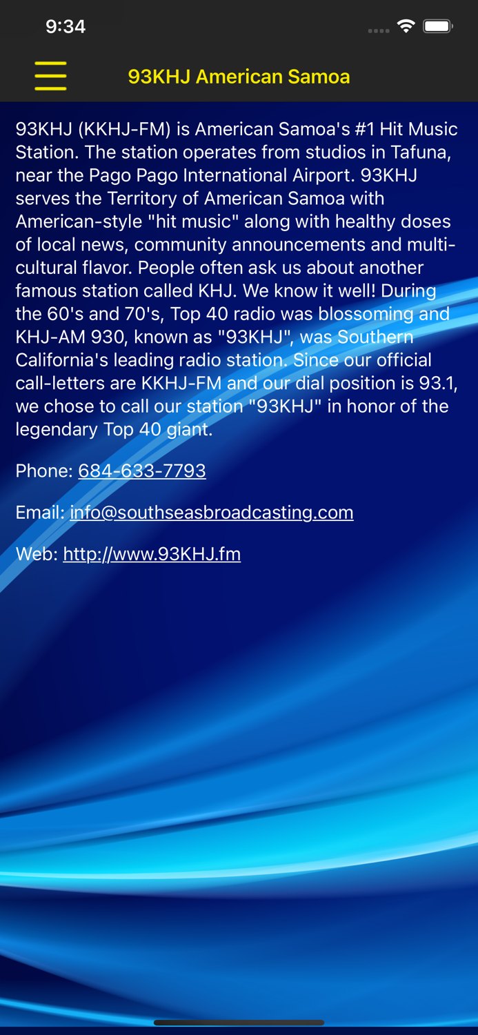 American Samoa 93KHJ