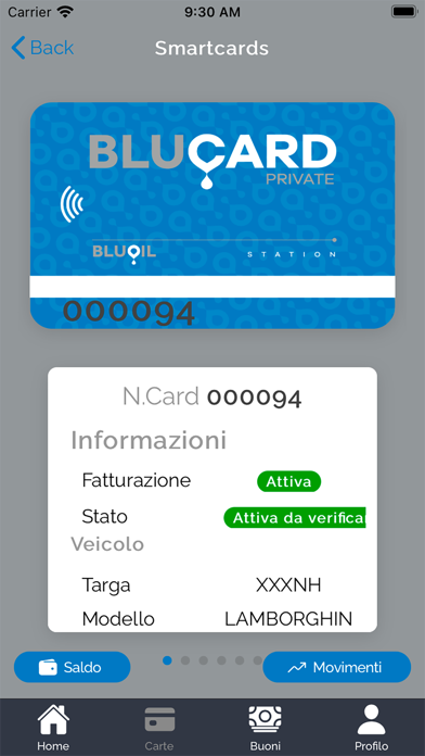 BluOil Screenshot