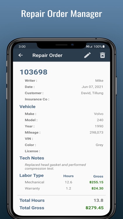 techtime-Repair Order Manager screenshot-3