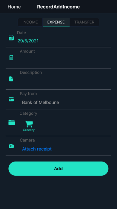 Your Personal Expense Manager Screenshot