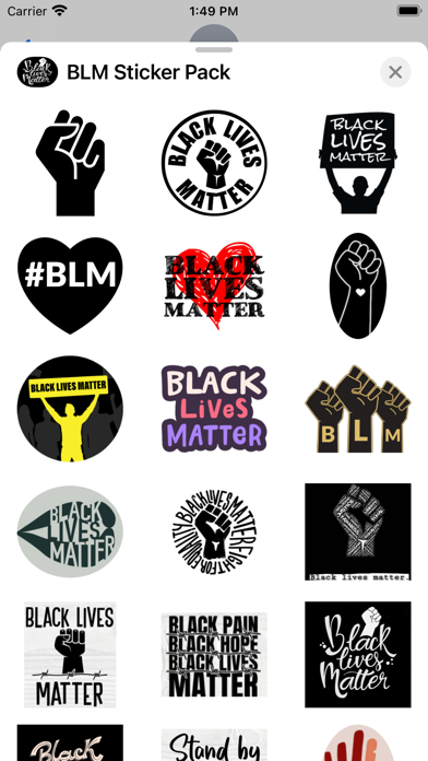 BLM Sticker Pack 2021 Screenshot