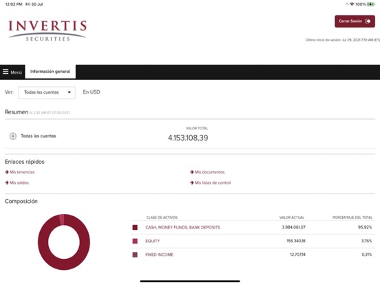 Screenshot #4 pour Invertis Mobile