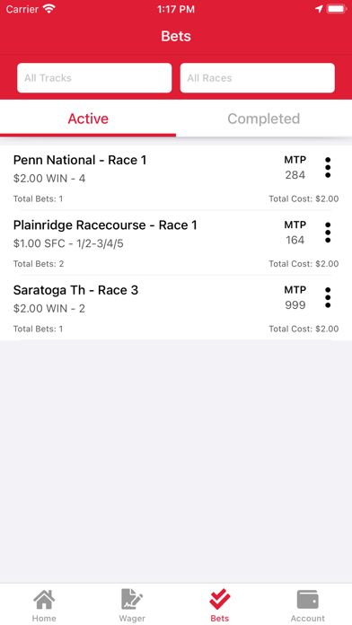 Parx Racing Screenshot
