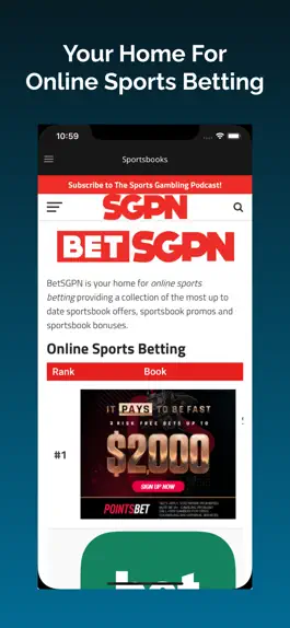 Game screenshot SGPN: Sports Gambling Podcast hack