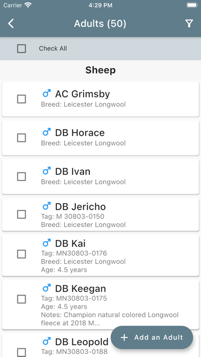 Birthing Planner Screenshot